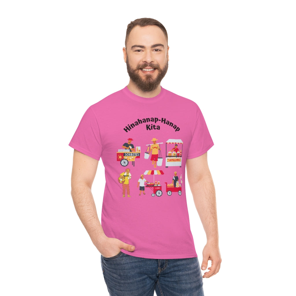 Philippines Hinahanap-hanap Kita Street Foods Unisex Heavy Cotton Shirt (LIght Colors)