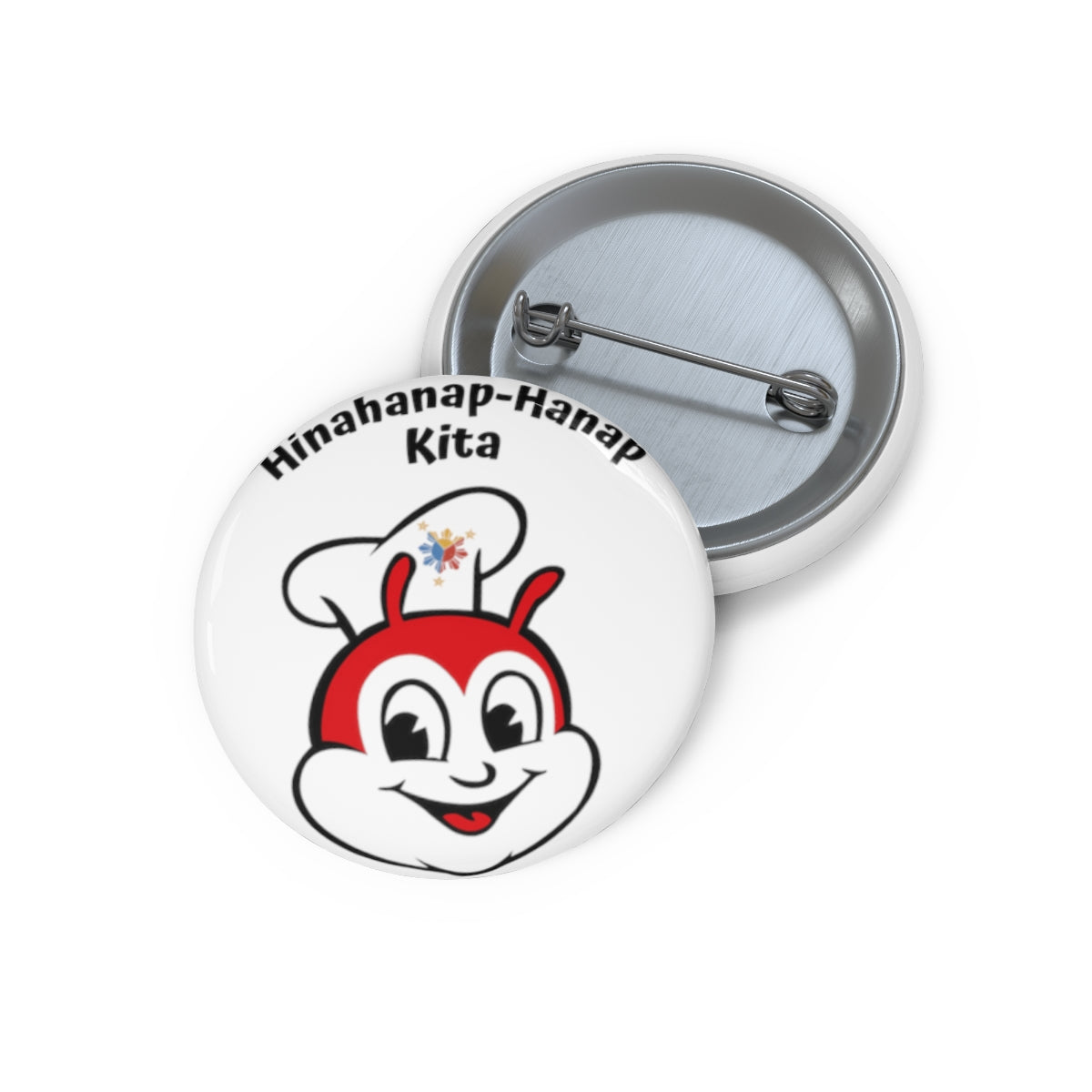 Philippines Filipino Jollibee Custom Pin Buttons