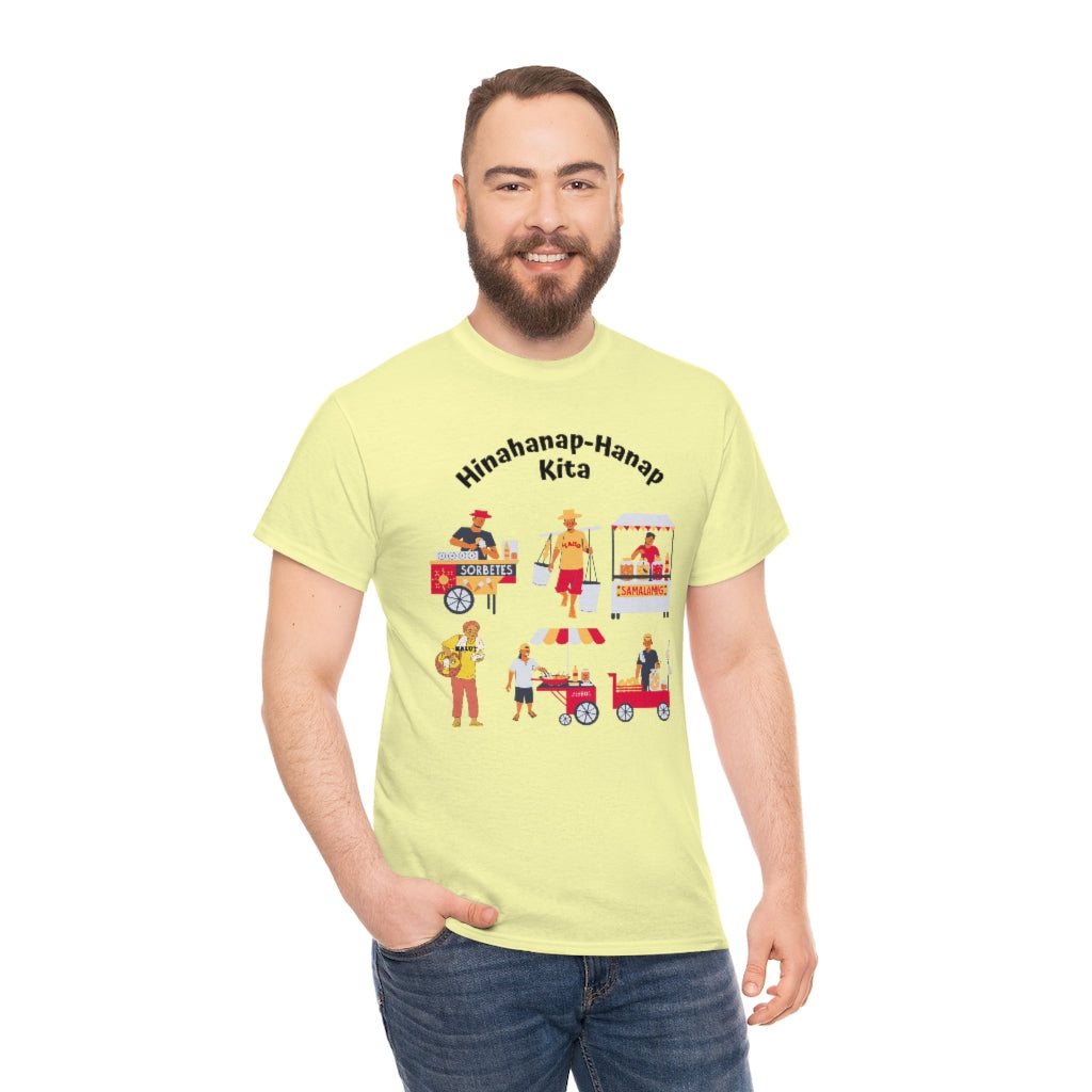 Philippines Hinahanap-hanap Kita Street Foods Unisex Heavy Cotton Shirt (LIght Colors)