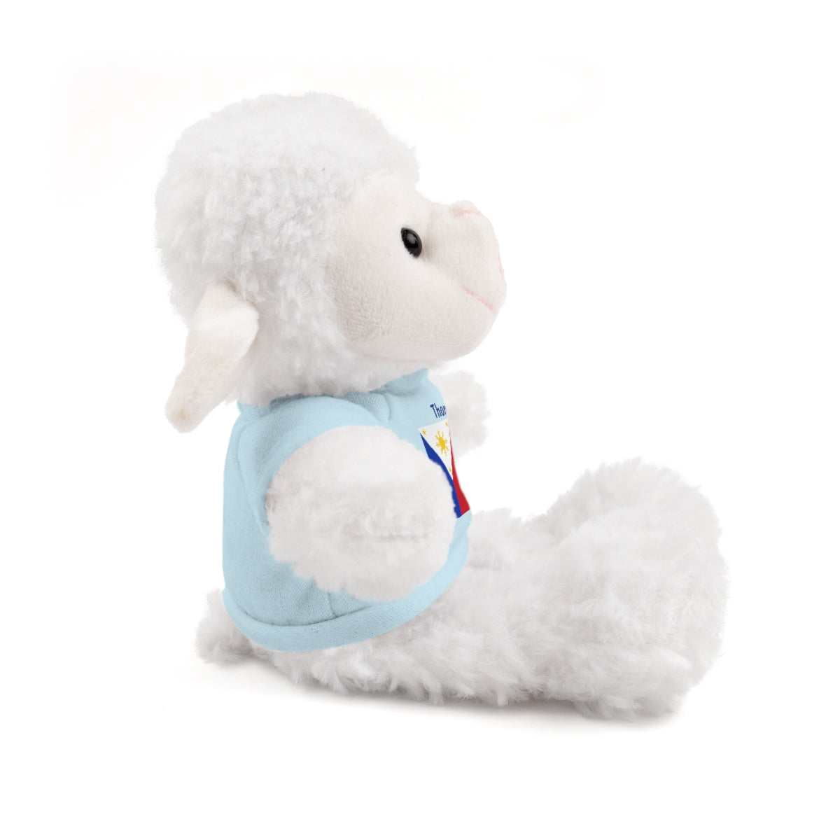 Personalized Filipino Stuffed Animal Toy with Tee | Philippines & UK Flag | Gift for kids and adults | Holiday Gifting idea