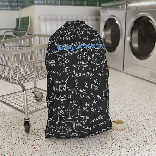 Personalized Funny Dorm Laundry Bag | Physics Equation Laundry bag , College Moving In Laundry bag
