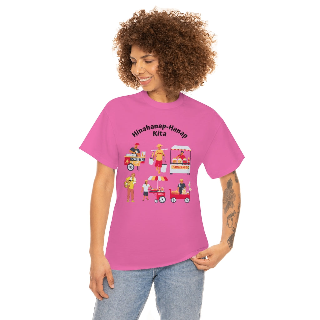 Philippines Hinahanap-hanap Kita Street Foods Unisex Heavy Cotton Shirt (LIght Colors)