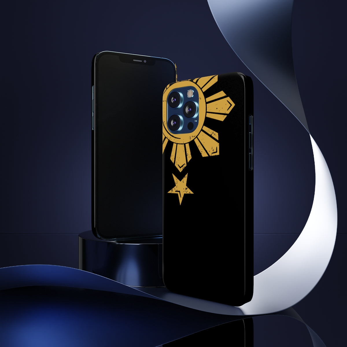 Philippines Filipino Three Stars and a Sun Barely There Phone Cases | Unique Filipino Iphone case | Filipino gift | Stocking Stuffer
