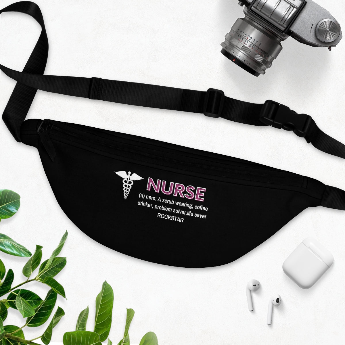 Nurse Fanny Pack| RN Travel Fanny Pack | Travel Fanny bag | Gift for nurse. Nurses gift idea.