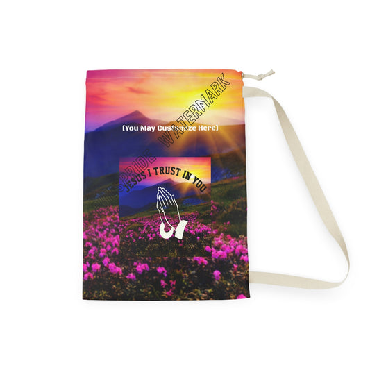 Personalized RCollege Dorm Laundry Bag | Jesus i trust in You Laundry bag , Crisply Printed . Washable