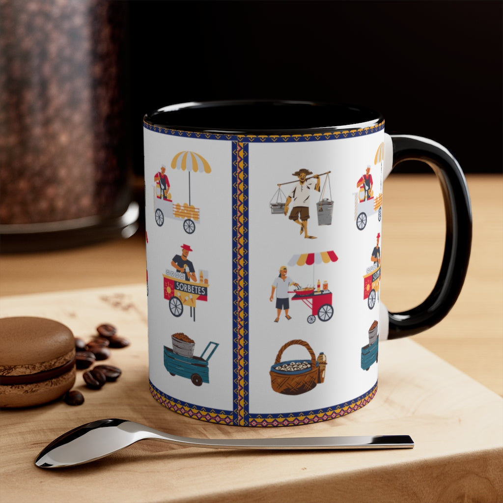Philippines Filipino Accent Coffee Mug, 11oz | Pinoy coffe mug street food theme | Filipino gifting | Holiday Gifting