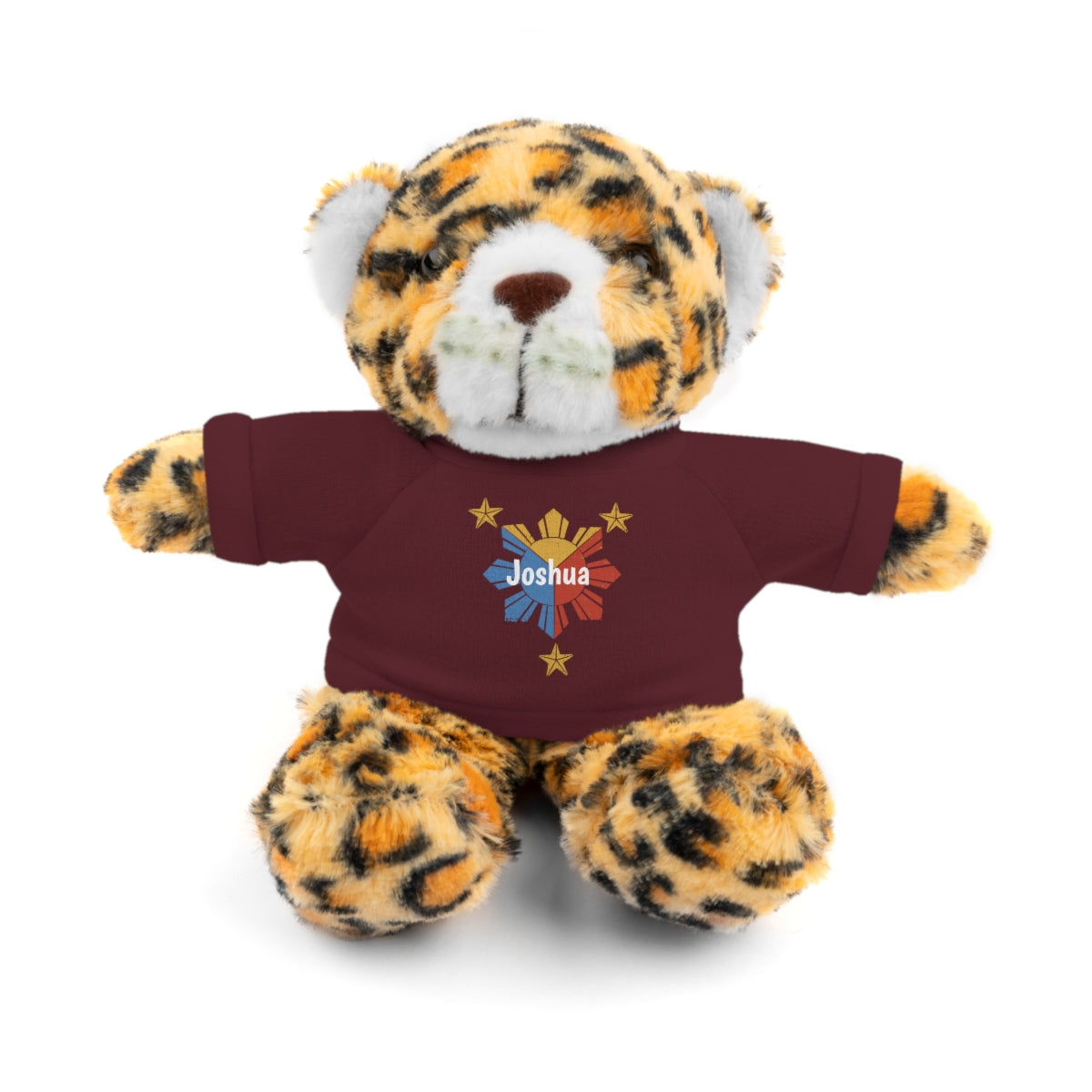 Personalized Filipino Stuffed Animal Toy with Tee | Philippine Star and Sun | Gift for kids and adults | Holiday Gifting idea