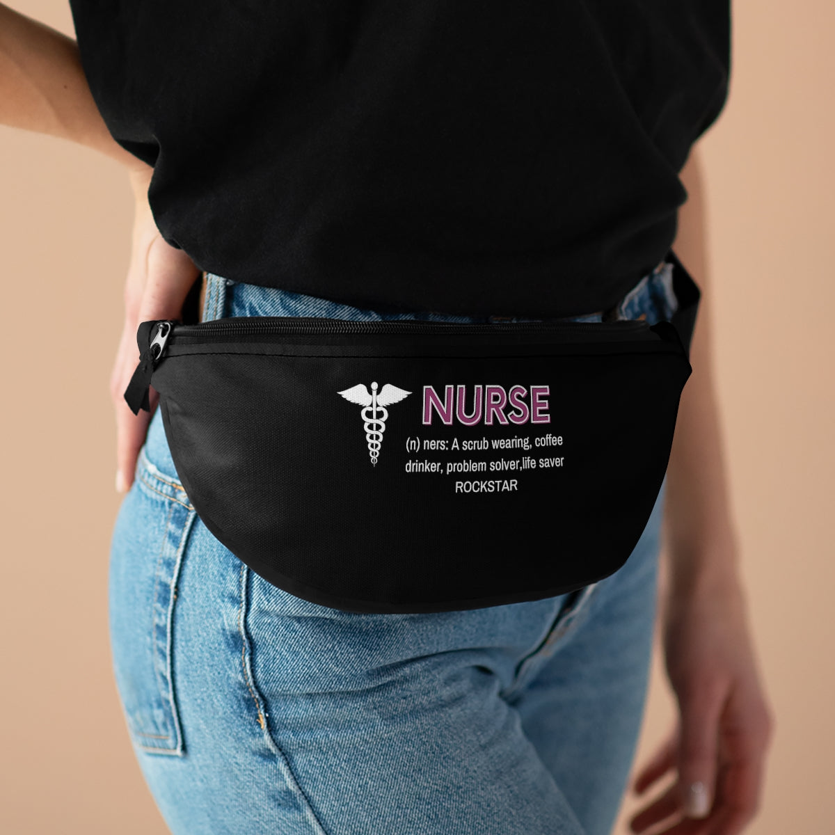 Nurse Fanny Pack| RN Travel Fanny Pack | Travel Fanny bag | Gift for nurse. Nurses gift idea.