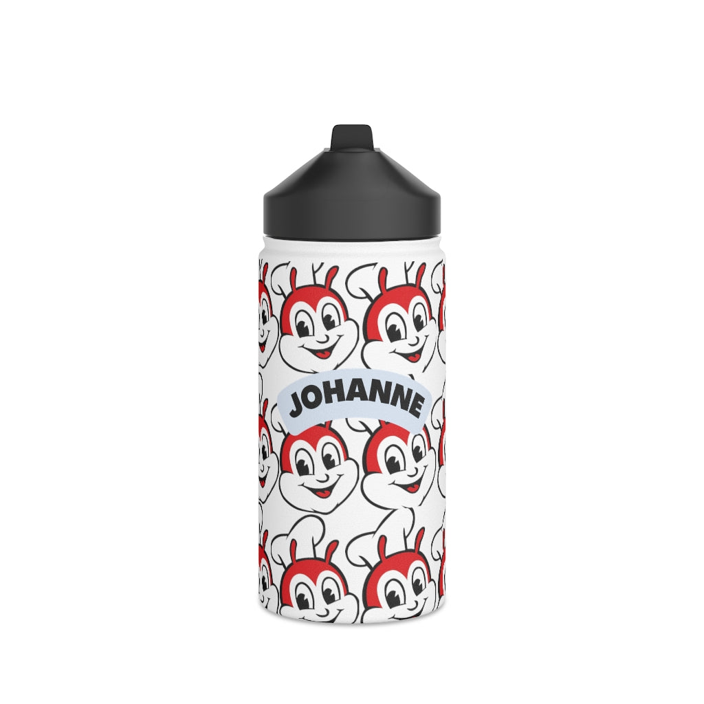 Personalized Philippines Jollibee Stainless Steel Water Bottle, Standard Lid