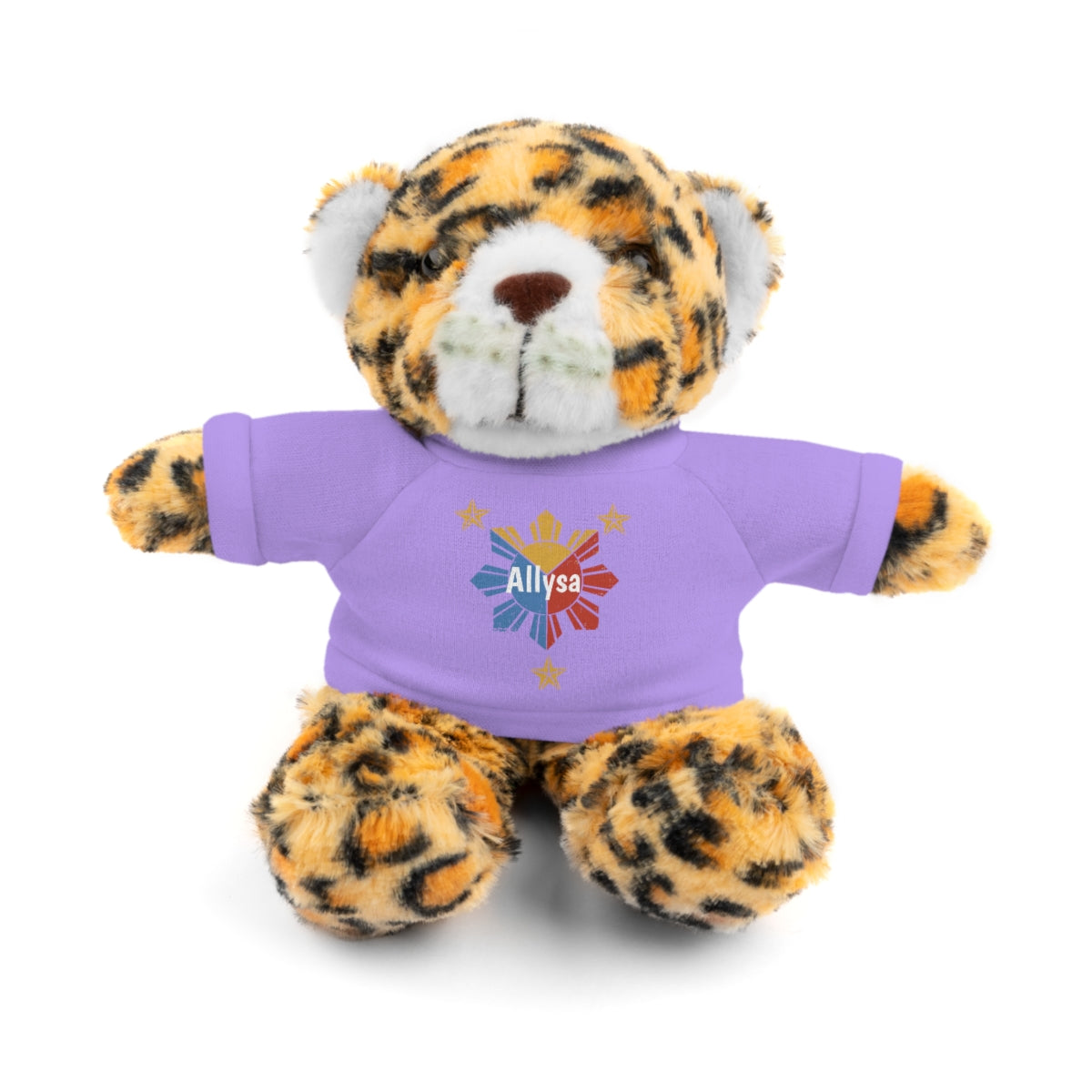 Personalized Filipino Stuffed Animal Toy with Tee | Philippine Star and Sun | Gift for kids and adults | Holiday Gifting idea