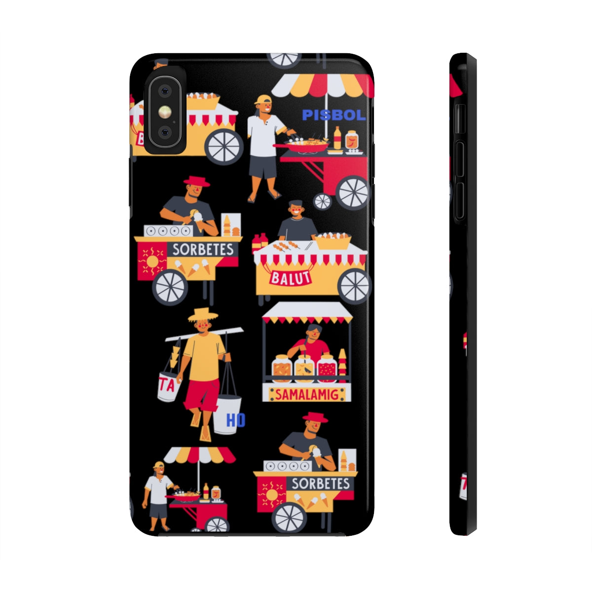Philippine Street Food Theme Tough Phone Cases, Case-Mate, Unique phone Case | Filipino Gifting Idea | Stocking Stuffers