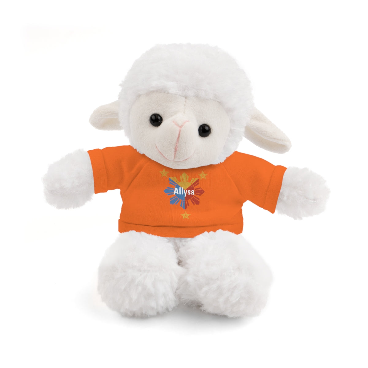 Personalized Filipino Stuffed Animal Toy with Tee | Philippine Star and Sun | Gift for kids and adults | Holiday Gifting idea