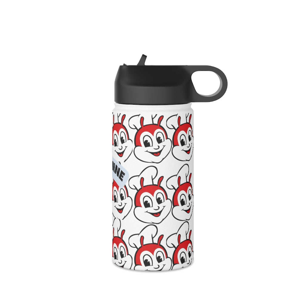 Personalized Philippines Jollibee Stainless Steel Water Bottle, Standard Lid