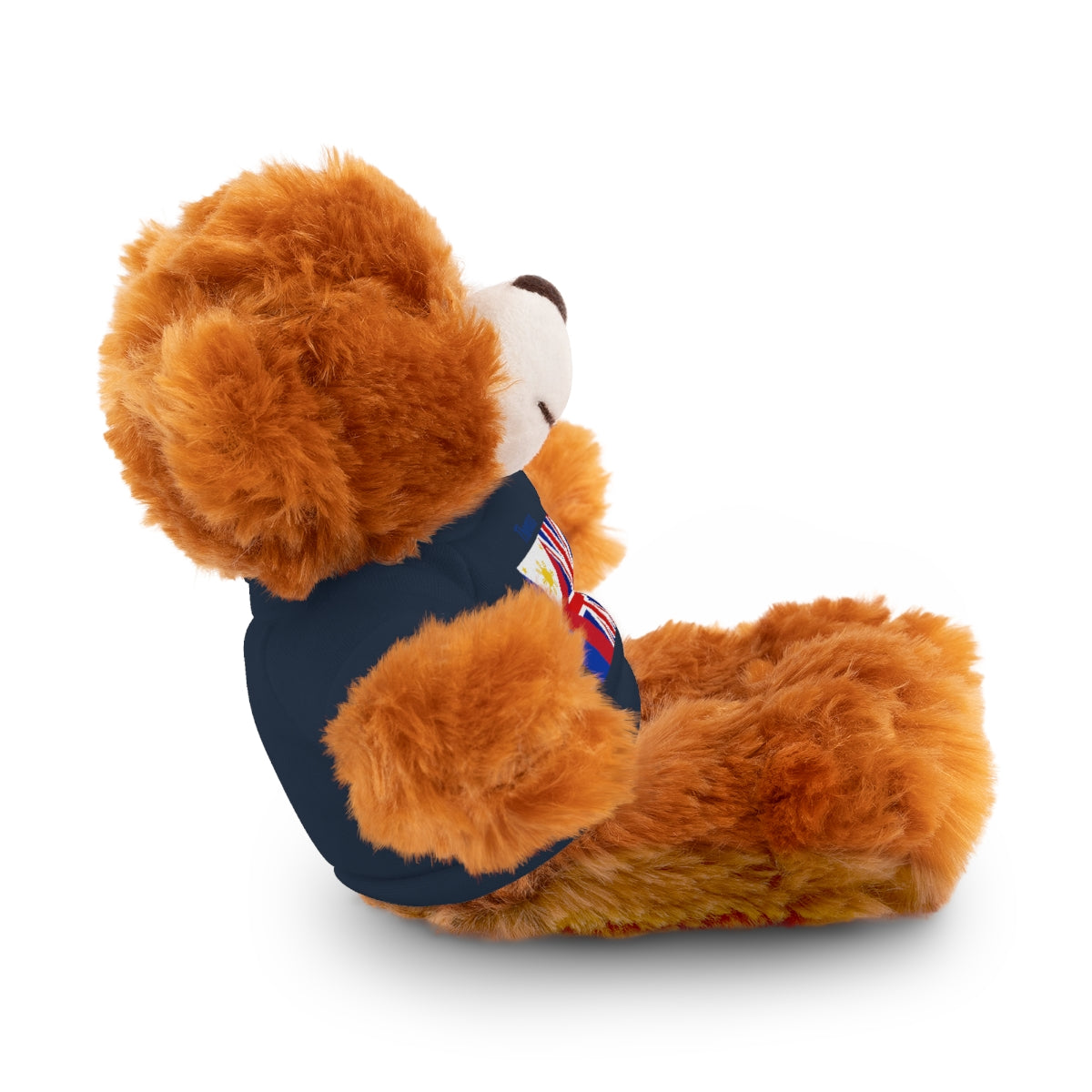 Personalized Filipino Stuffed Animal Toy with Tee | Philippines & UK Flag | Gift for kids and adults | Holiday Gifting idea