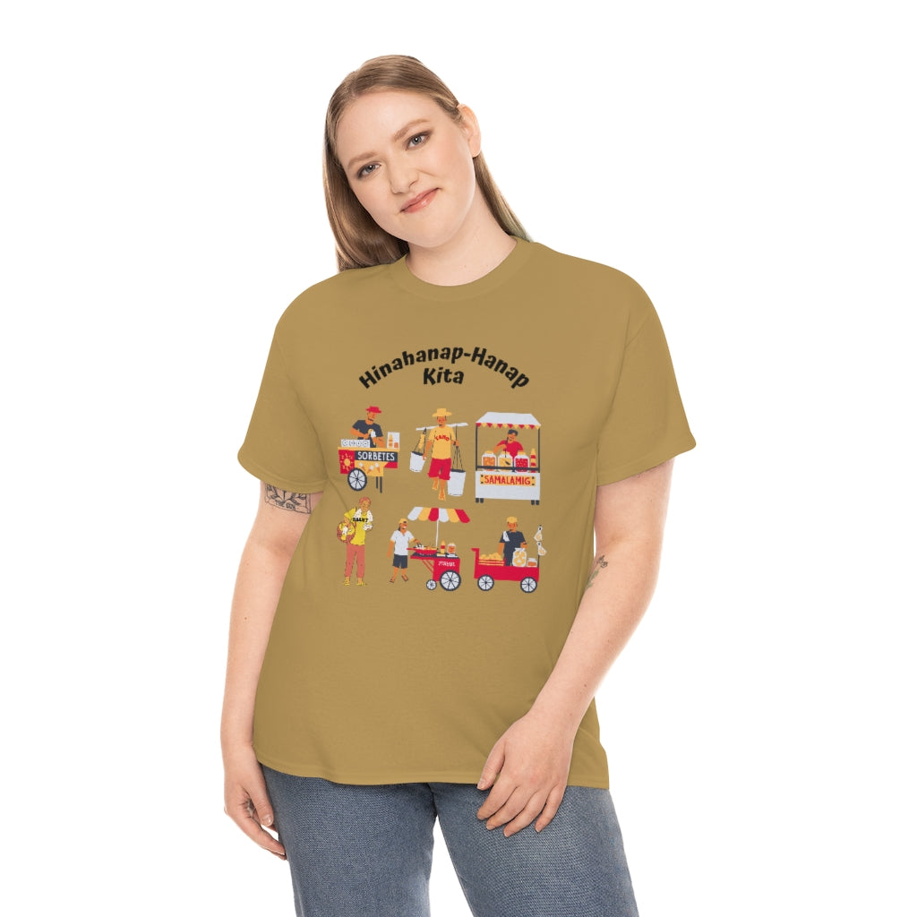 Philippines Hinahanap-hanap Kita Street Foods Unisex Heavy Cotton Shirt (LIght Colors)