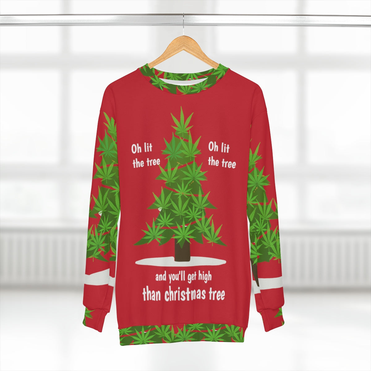 Funny Ugly Sweater | Christmas Sweater with a Pun | Adult Ugly Sweater