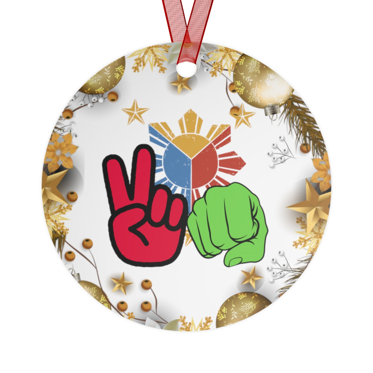 Philippines Filipino BBM Sarah Christmas tree Ornaments |