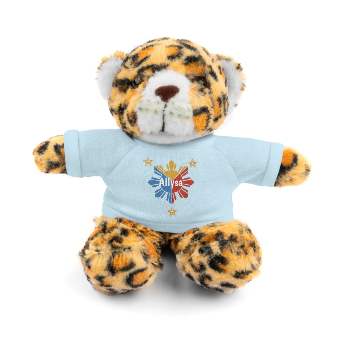Personalized Filipino Stuffed Animal Toy with Tee | Philippine Star and Sun | Gift for kids and adults | Holiday Gifting idea
