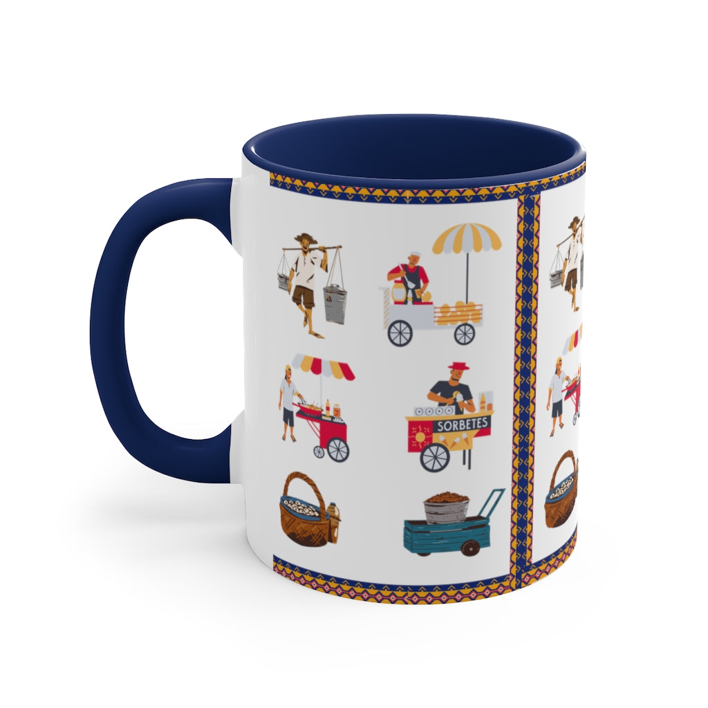 Philippines Filipino Accent Coffee Mug, 11oz | Pinoy coffe mug street food theme | Filipino gifting | Holiday Gifting