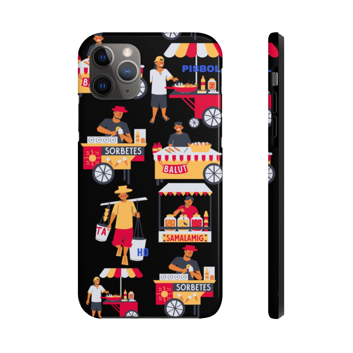 Philippine Street Food Theme Tough Phone Cases, Case-Mate, Unique phone Case | Filipino Gifting Idea | Stocking Stuffers