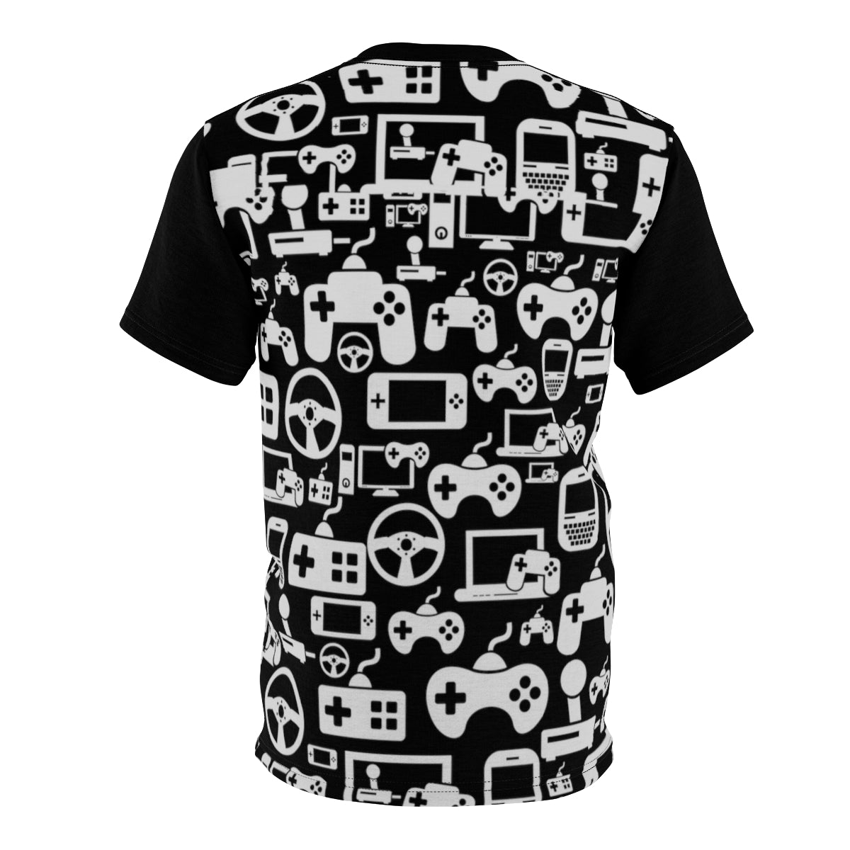 Gamers T Shirt | Fathers day Gift | Gift for Men | Gift for Him | Cool Summer Shirt (Black Pattern)