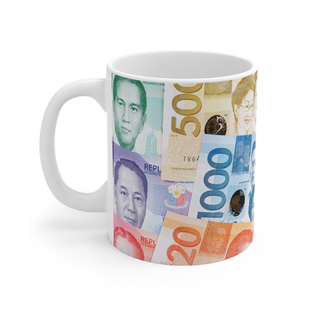 Funny Philippine Mug | Unique Philippine Money Mug 11oz | Fathers Day |Graduation Day | Birthday Gifting idea