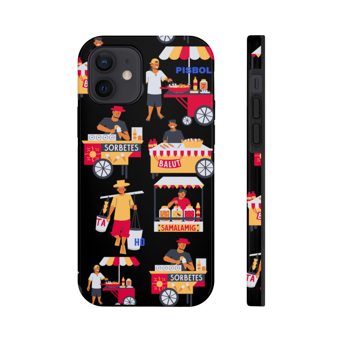 Philippine Street Food Theme Tough Phone Cases, Case-Mate, Unique phone Case | Filipino Gifting Idea | Stocking Stuffers
