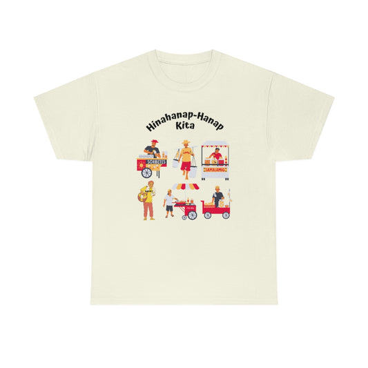 Philippines Hinahanap-hanap Kita Street Foods Unisex Heavy Cotton Shirt (LIght Colors)