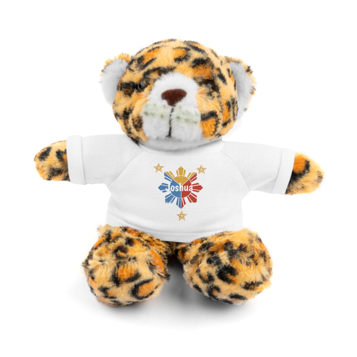 Personalized Filipino Stuffed Animal Toy with Tee | Philippine Star and Sun | Gift for kids and adults | Holiday Gifting idea