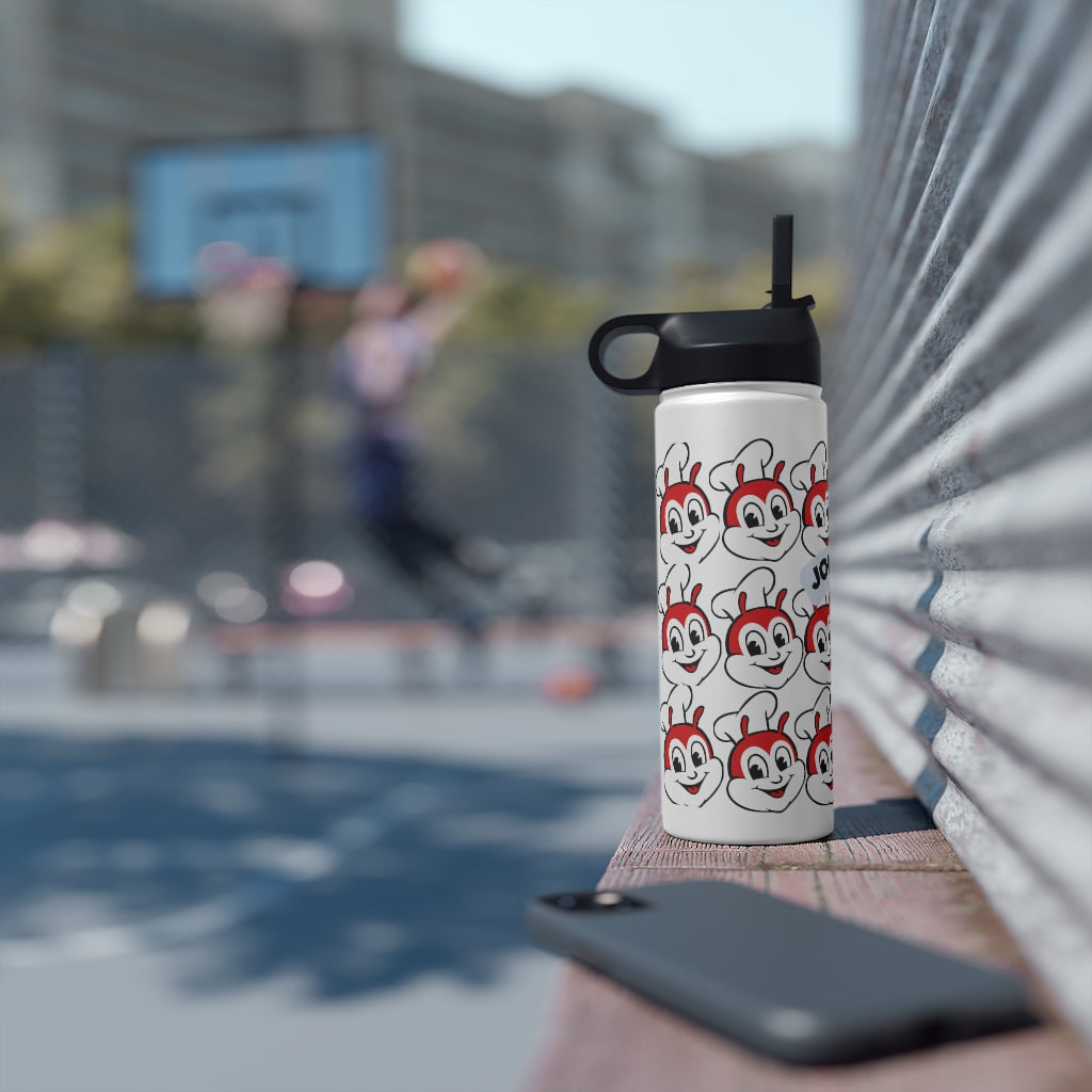 Personalized Philippines Jollibee Stainless Steel Water Bottle, Standard Lid