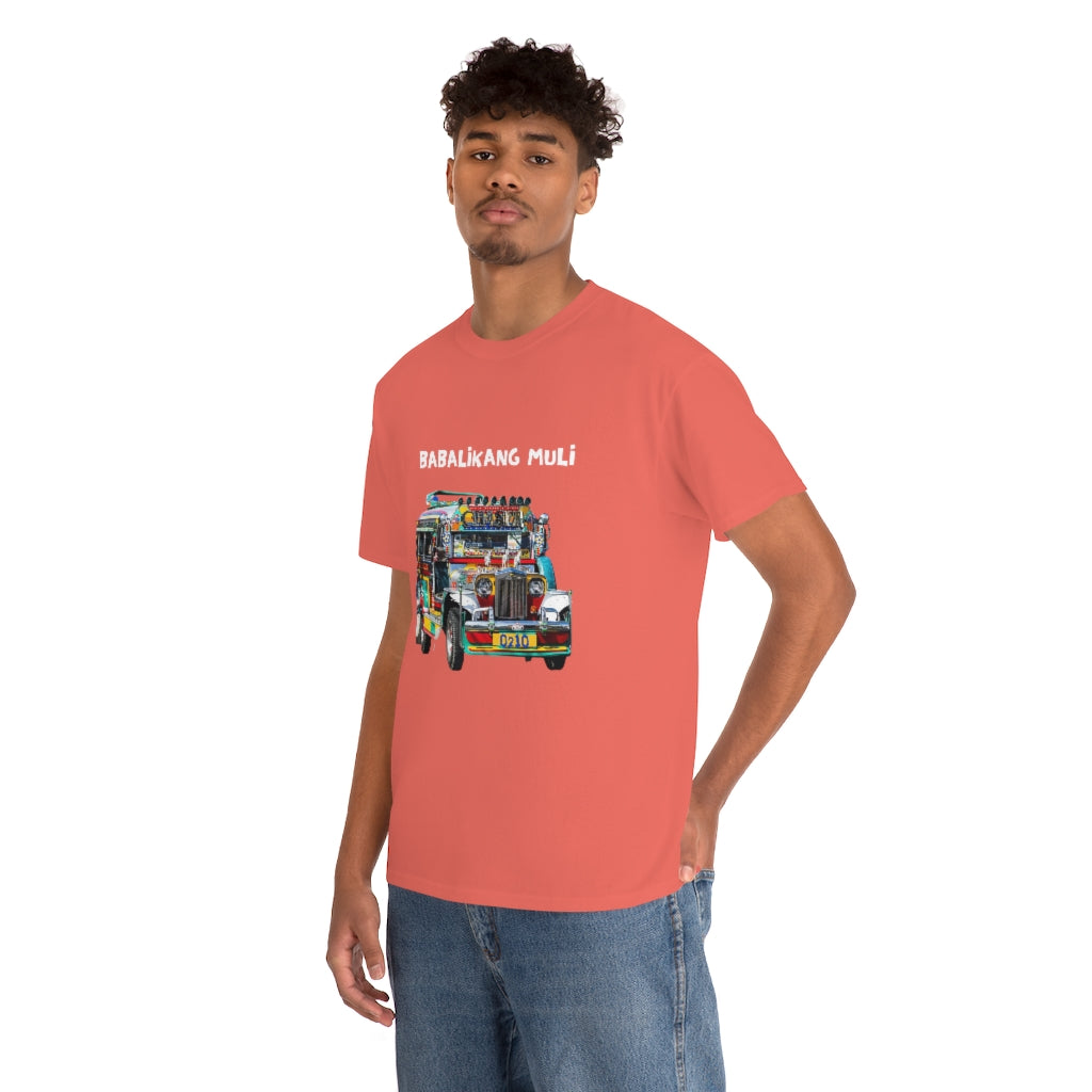 Philippines Babalikang Muli Jeepney Unisex Heavy Cotton Shirt