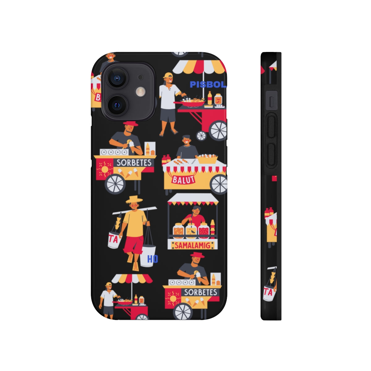 Philippine Street Food Theme Tough Phone Cases, Case-Mate, Unique phone Case | Filipino Gifting Idea | Stocking Stuffers