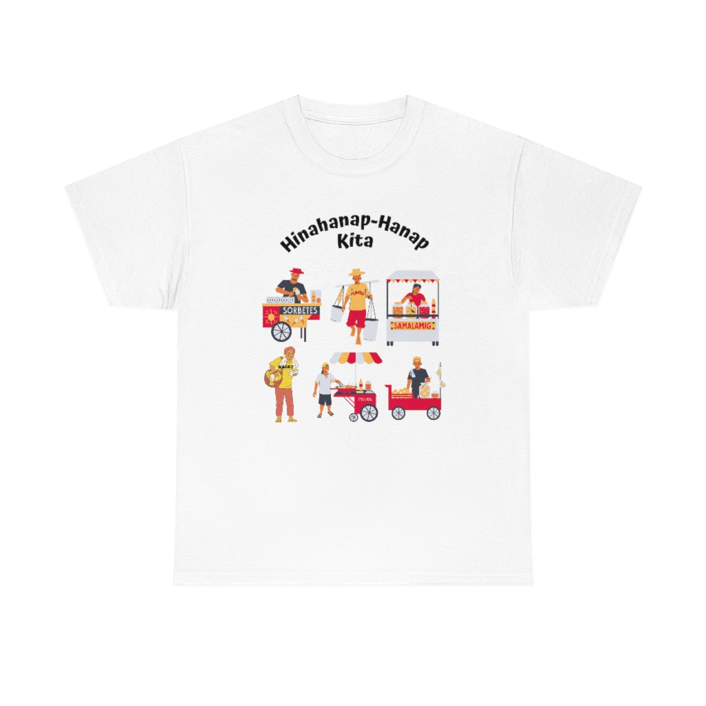Philippines Hinahanap-hanap Kita Street Foods Unisex Heavy Cotton Shirt (LIght Colors)