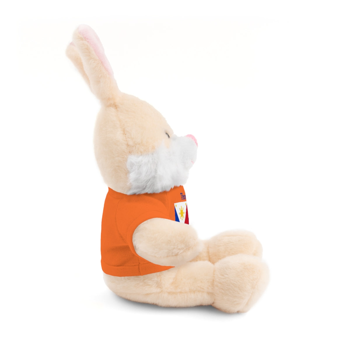 Personalized Filipino Stuffed Animal Toy with Tee | Philippines & UK Flag | Gift for kids and adults | Holiday Gifting idea