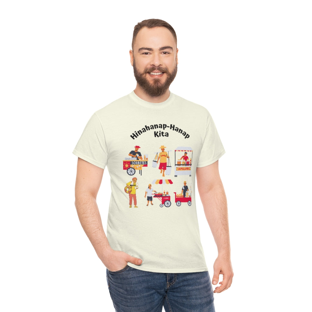 Philippines Hinahanap-hanap Kita Street Foods Unisex Heavy Cotton Shirt (LIght Colors)