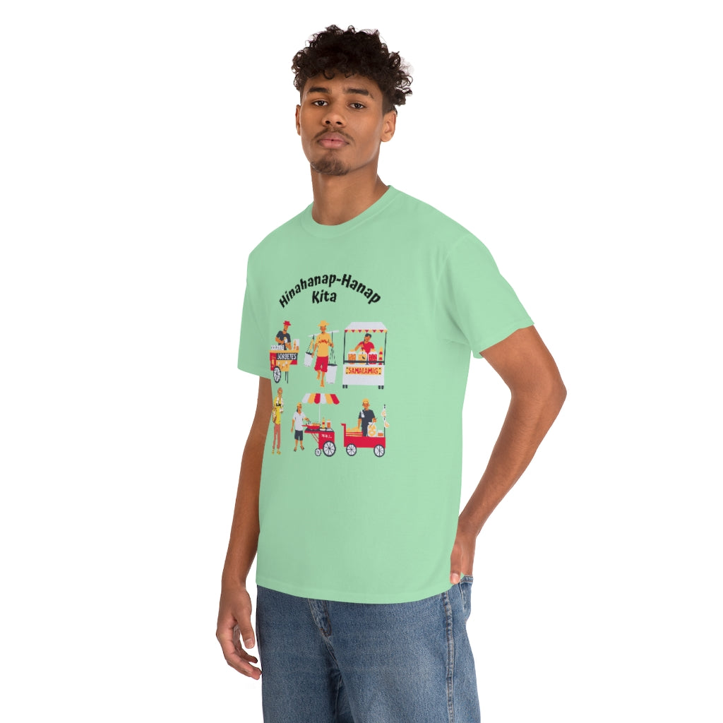 Philippines Hinahanap-hanap Kita Street Foods Unisex Heavy Cotton Shirt (LIght Colors)