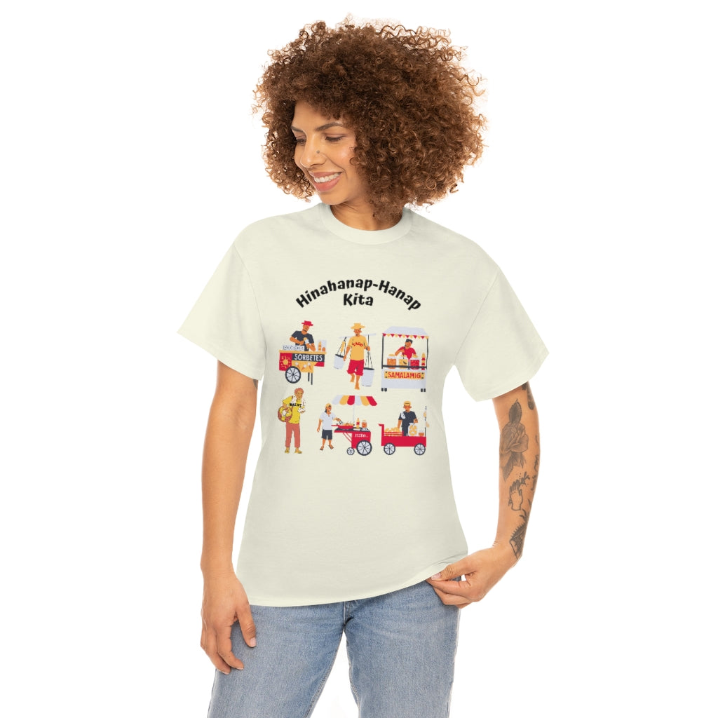 Philippines Hinahanap-hanap Kita Street Foods Unisex Heavy Cotton Shirt (LIght Colors)
