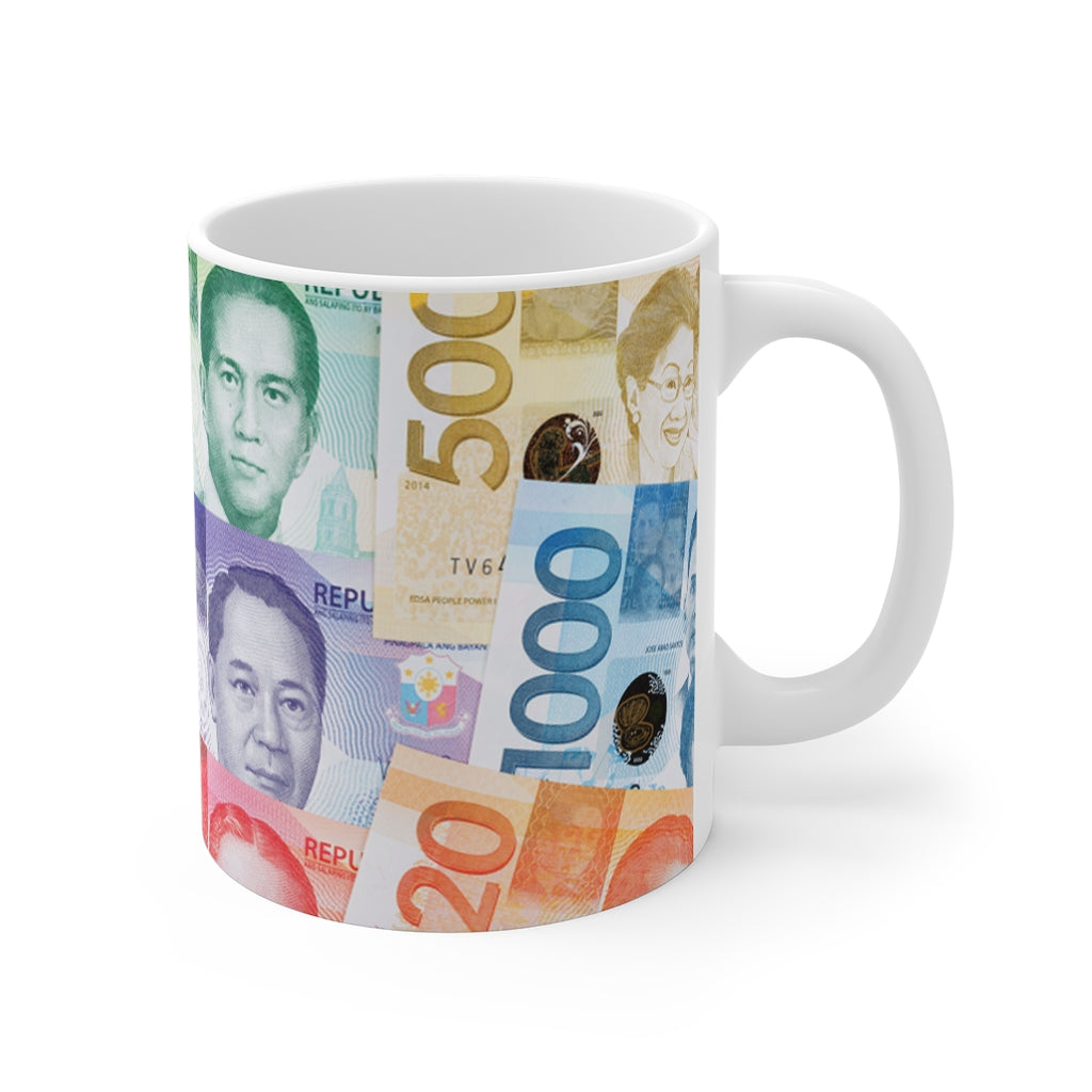 Funny Philippine Mug | Unique Philippine Money Mug 11oz | Fathers Day |Graduation Day | Birthday Gifting idea