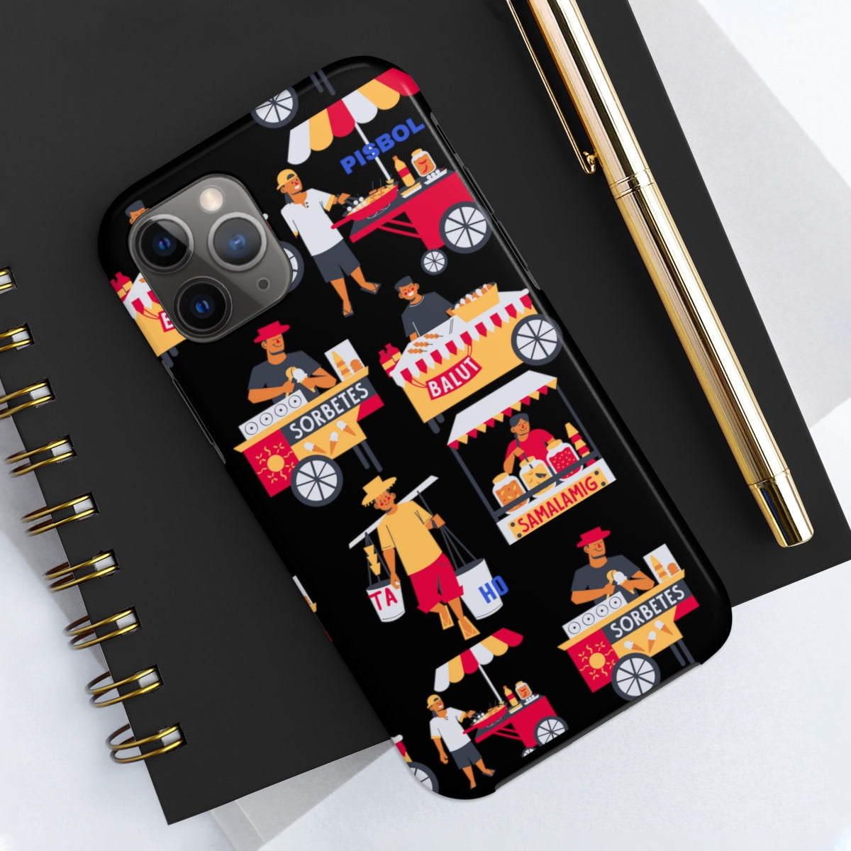 Philippine Street Food Theme Tough Phone Cases, Case-Mate, Unique phone Case | Filipino Gifting Idea | Stocking Stuffers