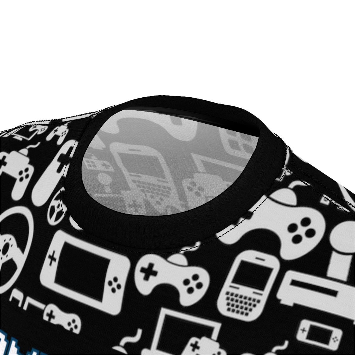 Gamers T Shirt | Fathers day Gift | Gift for Men | Gift for Him | Cool Summer Shirt (Black Pattern)