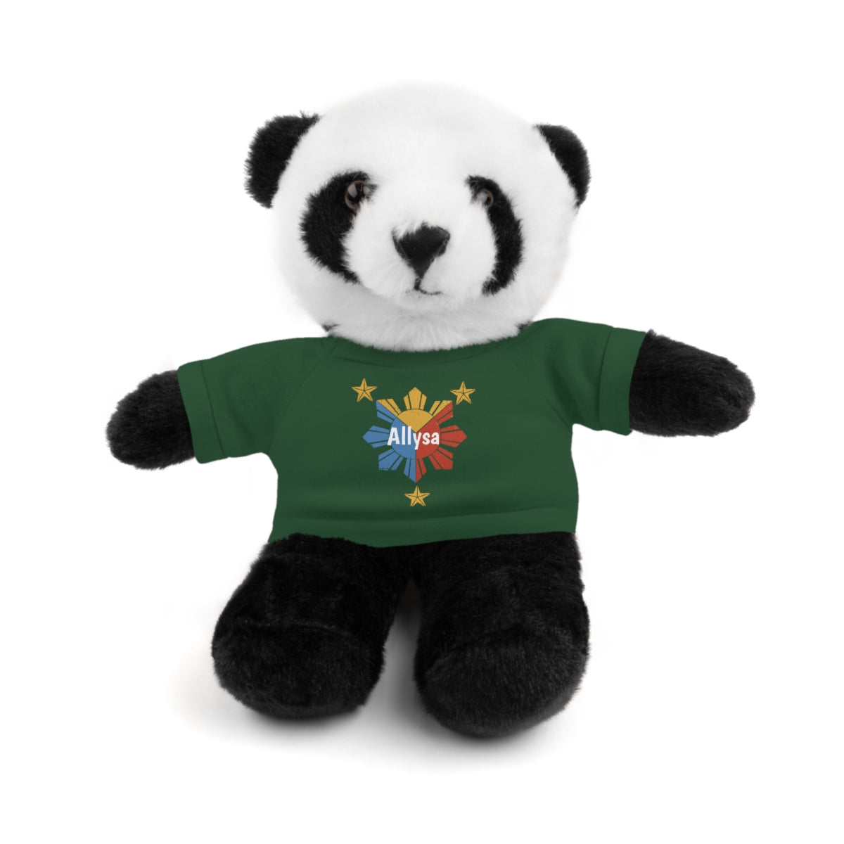 Personalized Filipino Stuffed Animal Toy with Tee | Philippine Star and Sun | Gift for kids and adults | Holiday Gifting idea