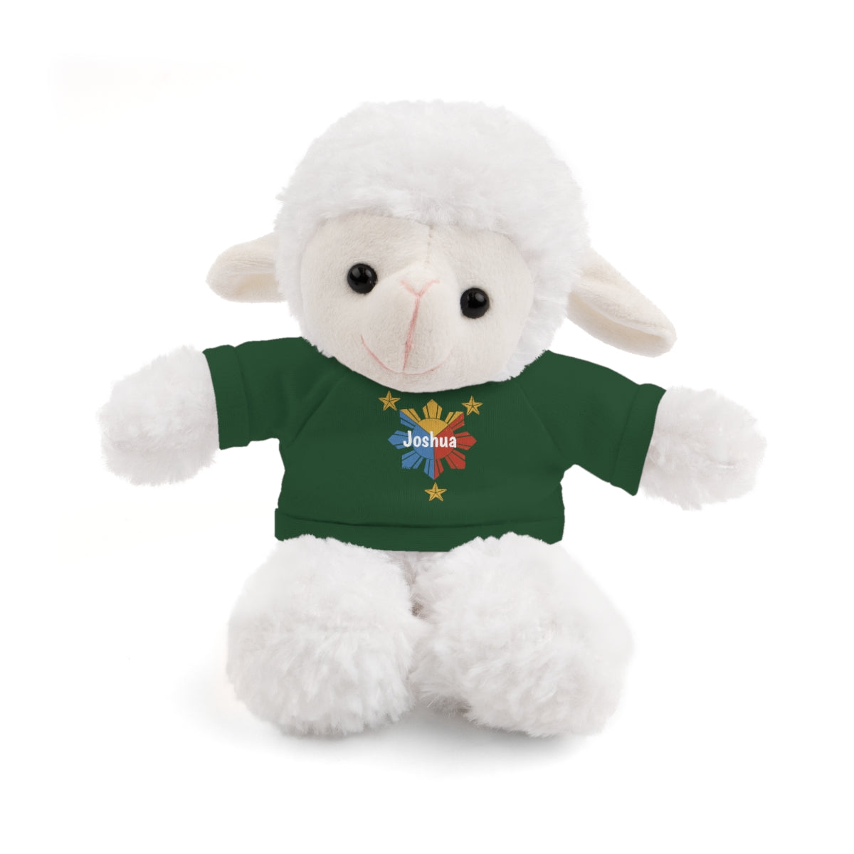 Personalized Filipino Stuffed Animal Toy with Tee | Philippine Star and Sun | Gift for kids and adults | Holiday Gifting idea