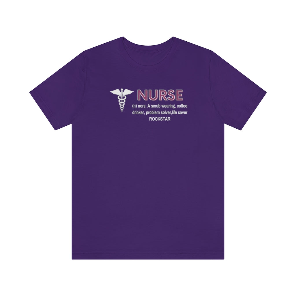 Nurse Unisex Jersey Short Sleeve Shirt | Nurse Summer Tee | Gift for Nurses.