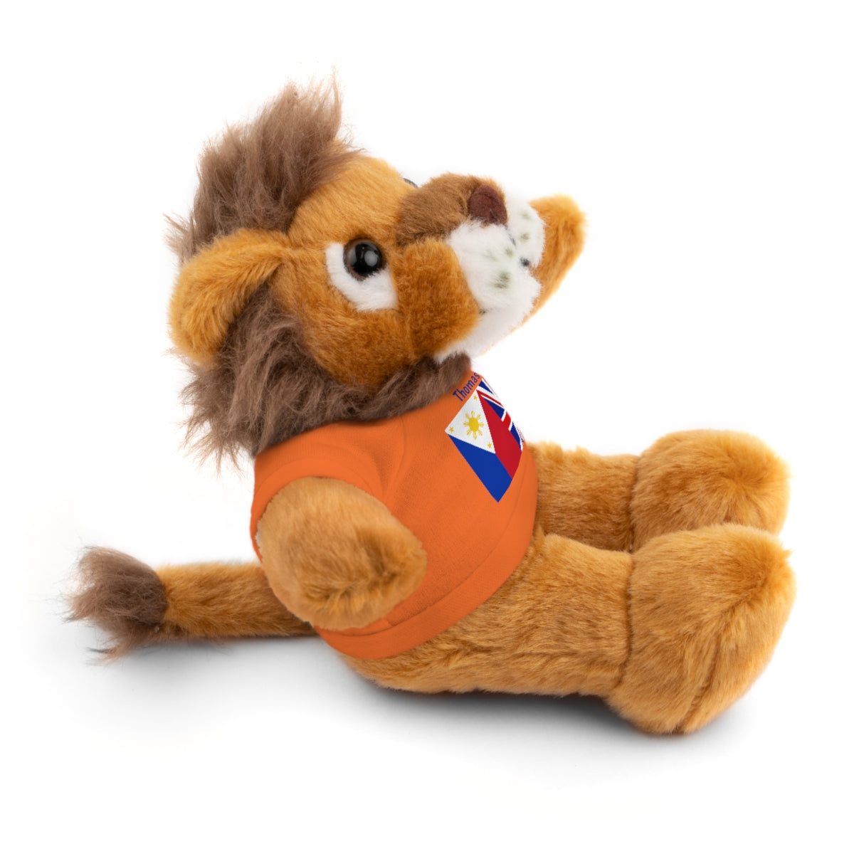 Personalized Filipino Stuffed Animal Toy with Tee | Philippines & UK Flag | Gift for kids and adults | Holiday Gifting idea