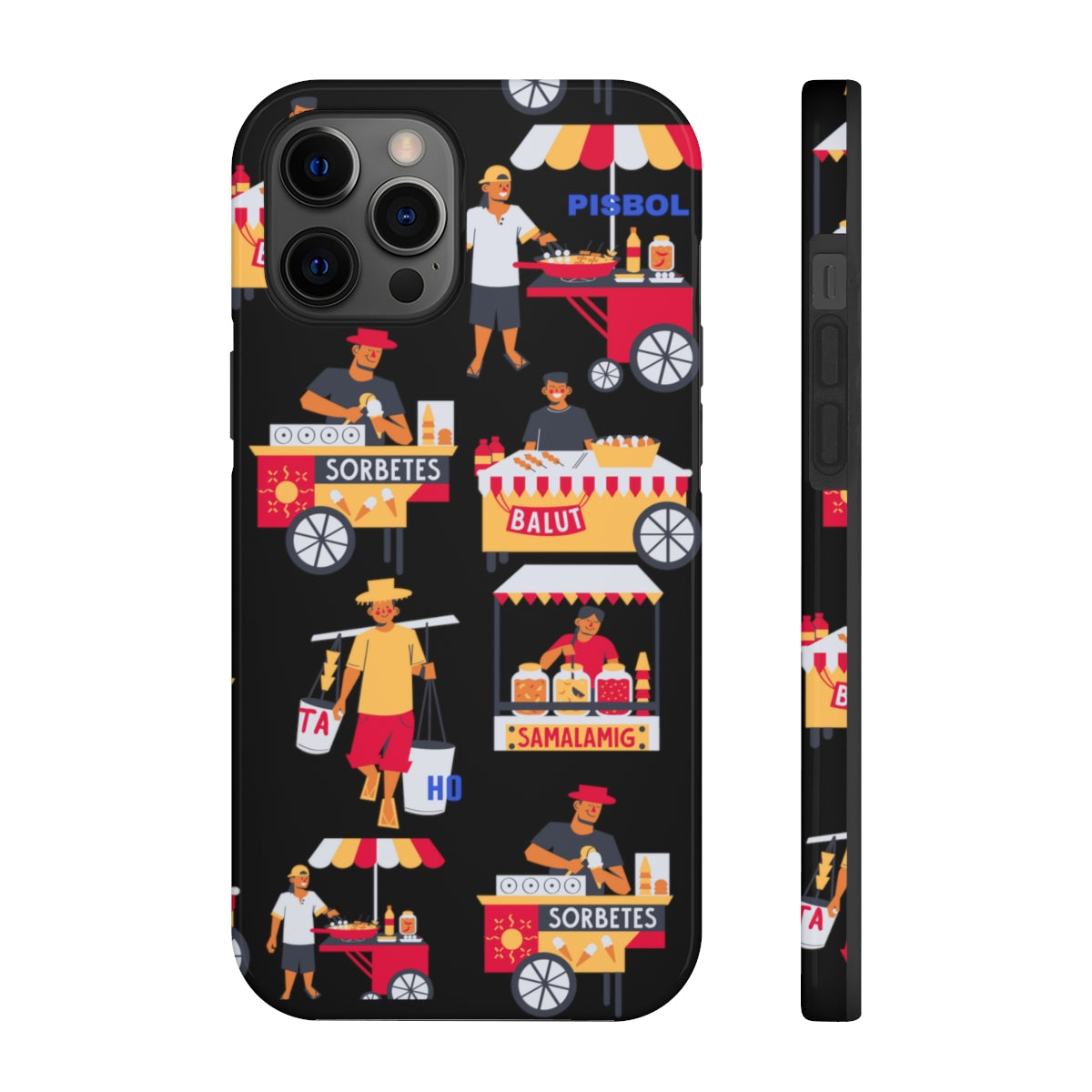 Philippine Street Food Theme Tough Phone Cases, Case-Mate, Unique phone Case | Filipino Gifting Idea | Stocking Stuffers