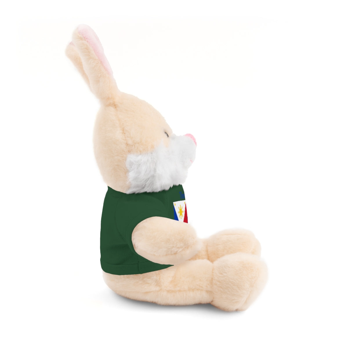 Personalized Filipino Stuffed Animal Toy with Tee | Philippines & UK Flag | Gift for kids and adults | Holiday Gifting idea