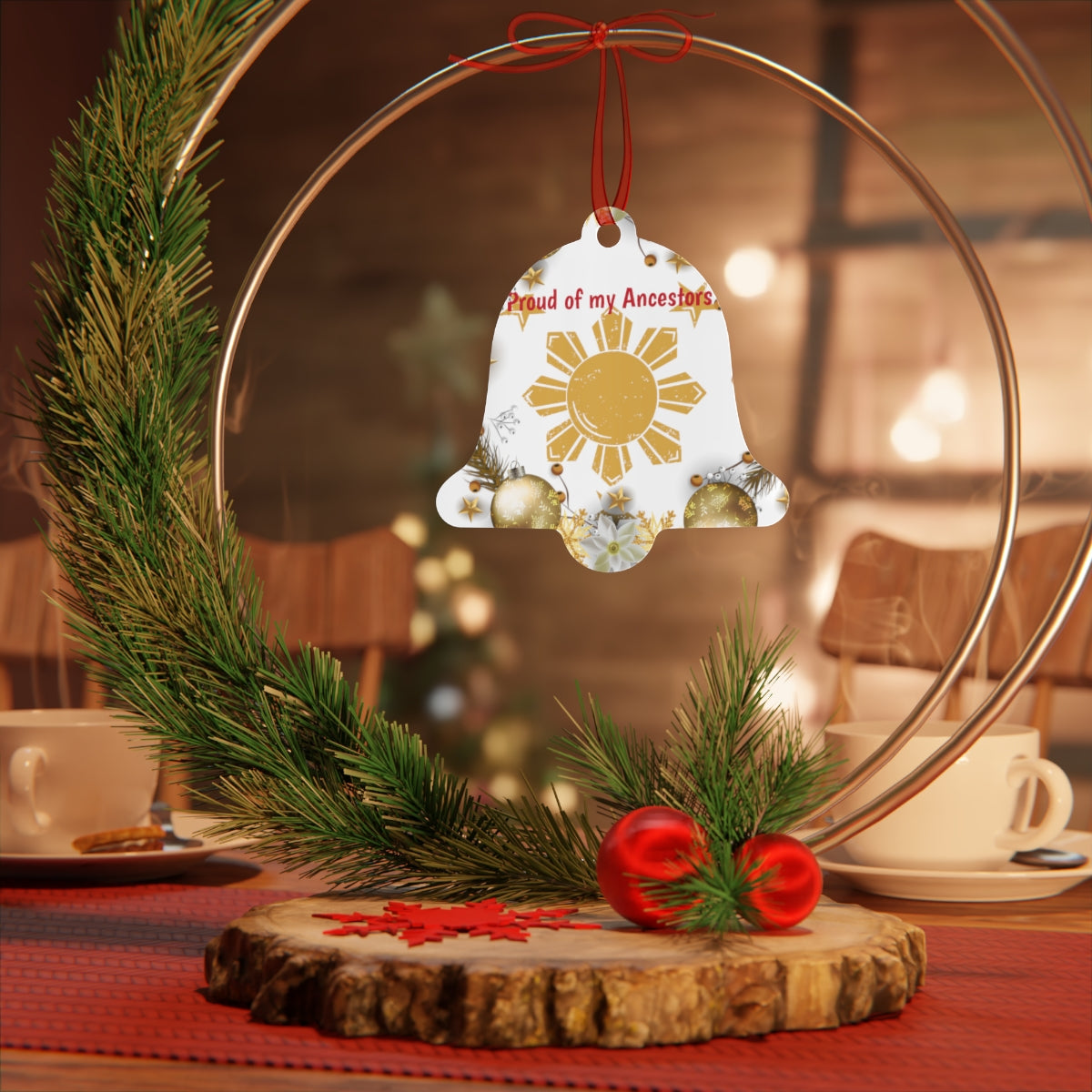 Philippines Filipino Proud of my Ancestors Christmas tree Ornaments |