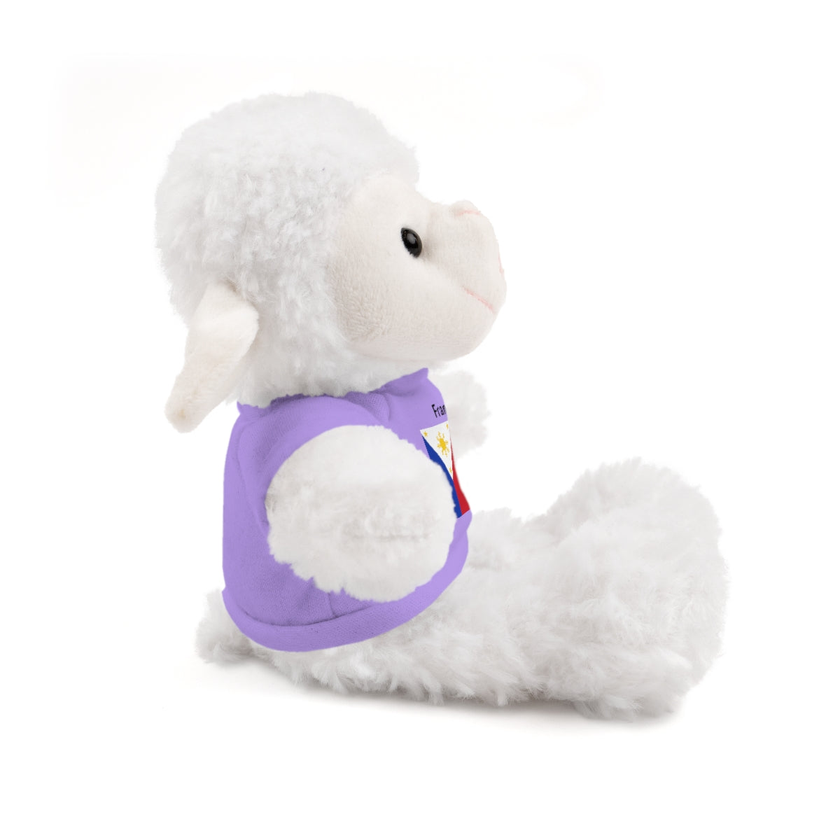 Personalized Filipino Stuffed Animal Toy with Tee | Philippines & Canada Flag | Gift for kids and adults | Holiday Gifting