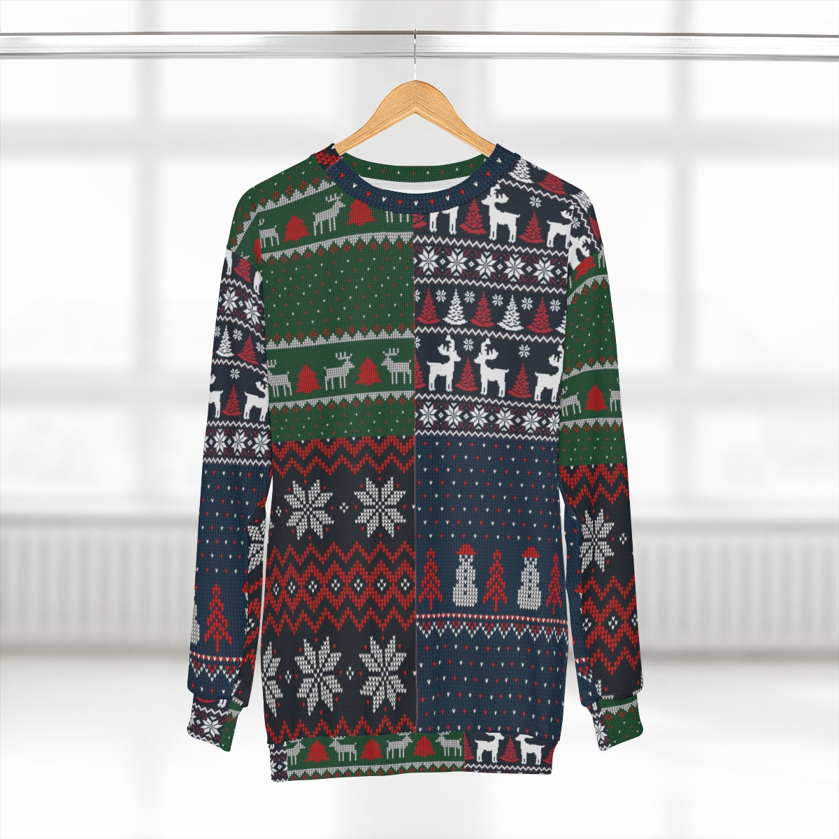 Funny Ugly Sweater | Gift with ribbon Christmas Pullover | One of a kind Funny Holiday Sweater