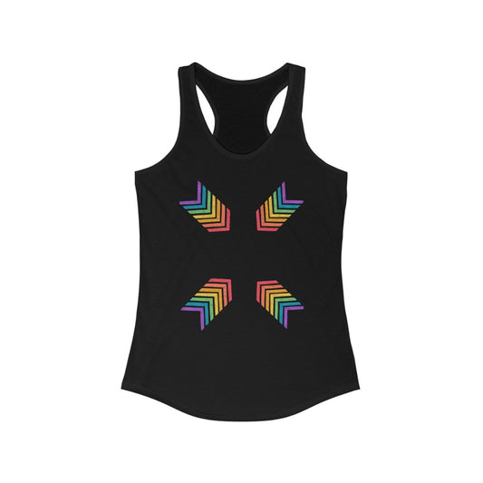 LGBT Rainbow Pride Women's Ideal Racerback Tank
